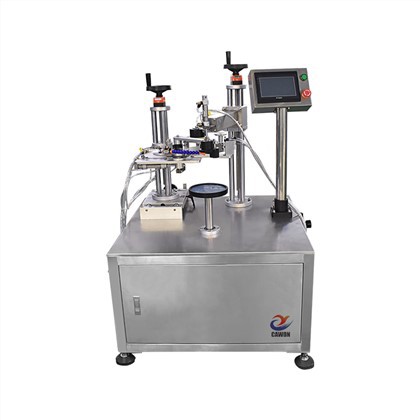 เครื่องปิดเทปกึ่งอัตโนมัติสำหรับคุกกี้บิสกิตกล่องบรรจุอาหารว่าง